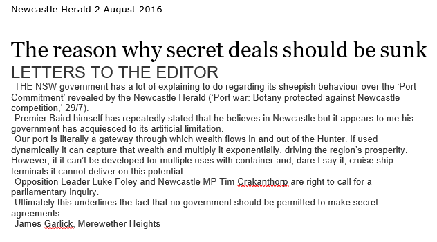 2nd August Newcastle Herald